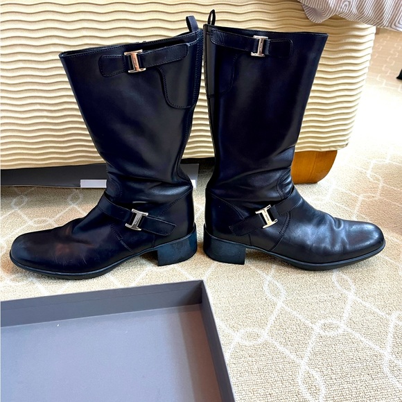 Prada Shoes - Prada gorgeous boots NWOT ( maybe worn once)
